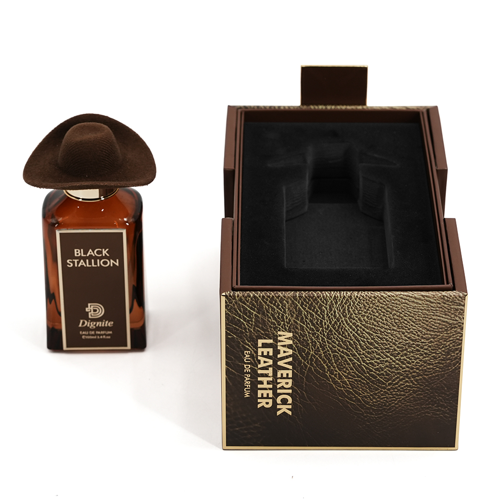 custom perfume box Faux Leather perfume box