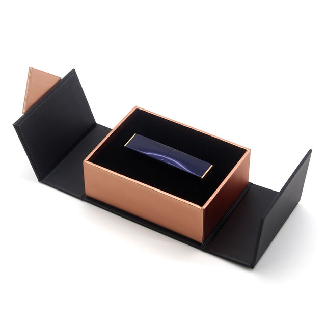 Personalized Double Door Open Cosmetic Packaging Paper Boxes for Lipstick