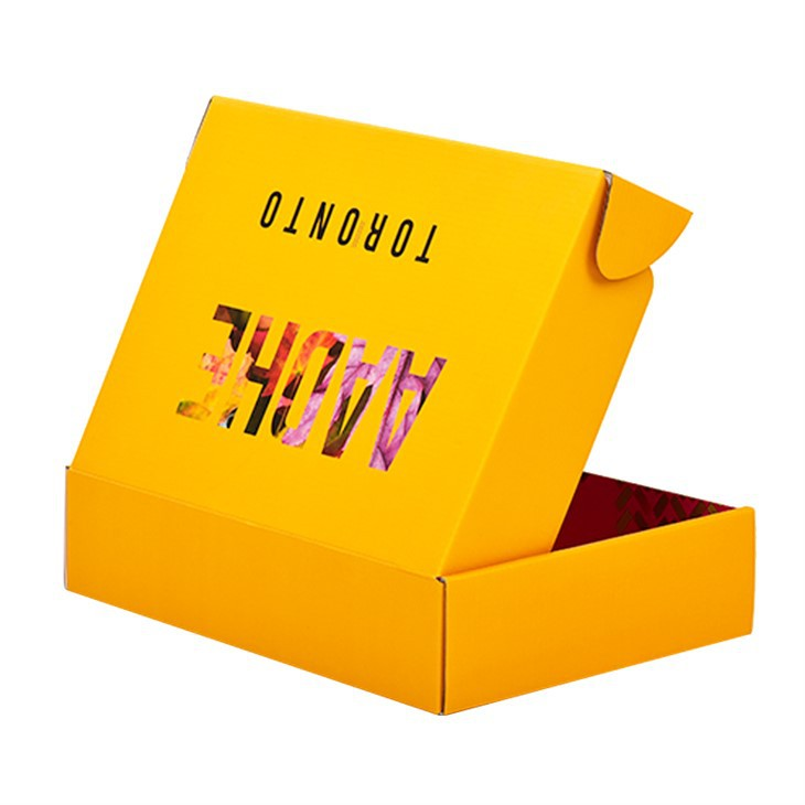 Paper Packaging Yellow Box