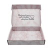 Custom Large White Pink Marble Box