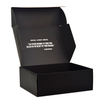 Customized Black Shipping Boxes with Zipper Strip