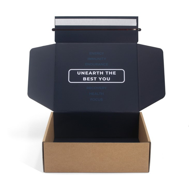Mailer Shipping Box With Tear Strip