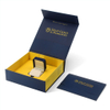 Custom Folding Magnetic Jewelry Box with Gold Foil Stamping Logo