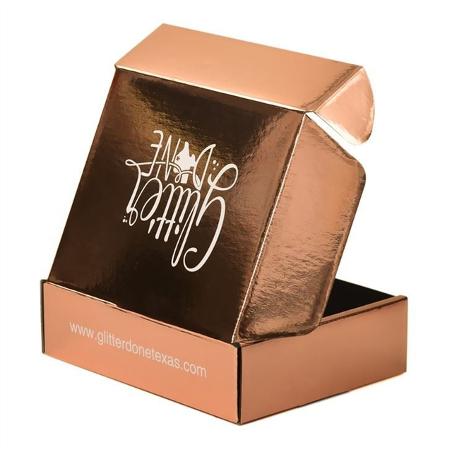 Rose Gold Shipping Boxes