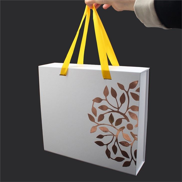Gift Box With Ribbon Handle