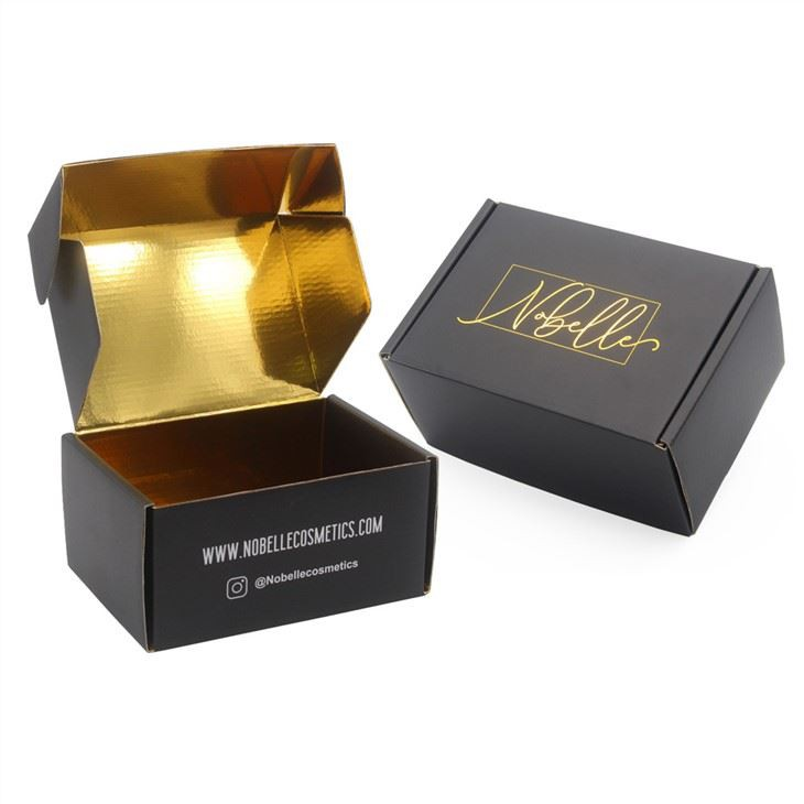 Black And Gold Packaging Boxes