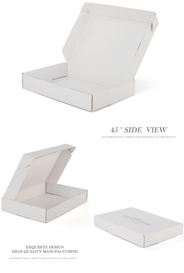 White Corrugated Shipping Boxes