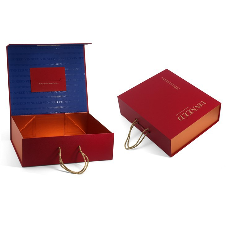 Red Magnetic Boxes Packaging Luxury
