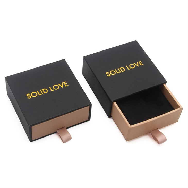 Small Black Ring Jewelry Packaging Box