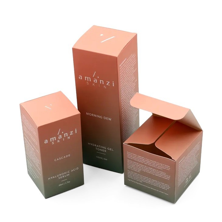 Empty Cosmetic Cream Box Packaging