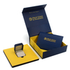 Custom Folding Magnetic Jewelry Box with Gold Foil Stamping Logo