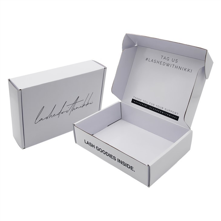 White Corrugated Mailer Boxes