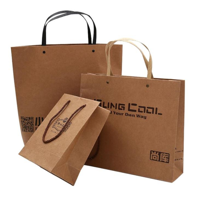Brown Gift Bags with Handles