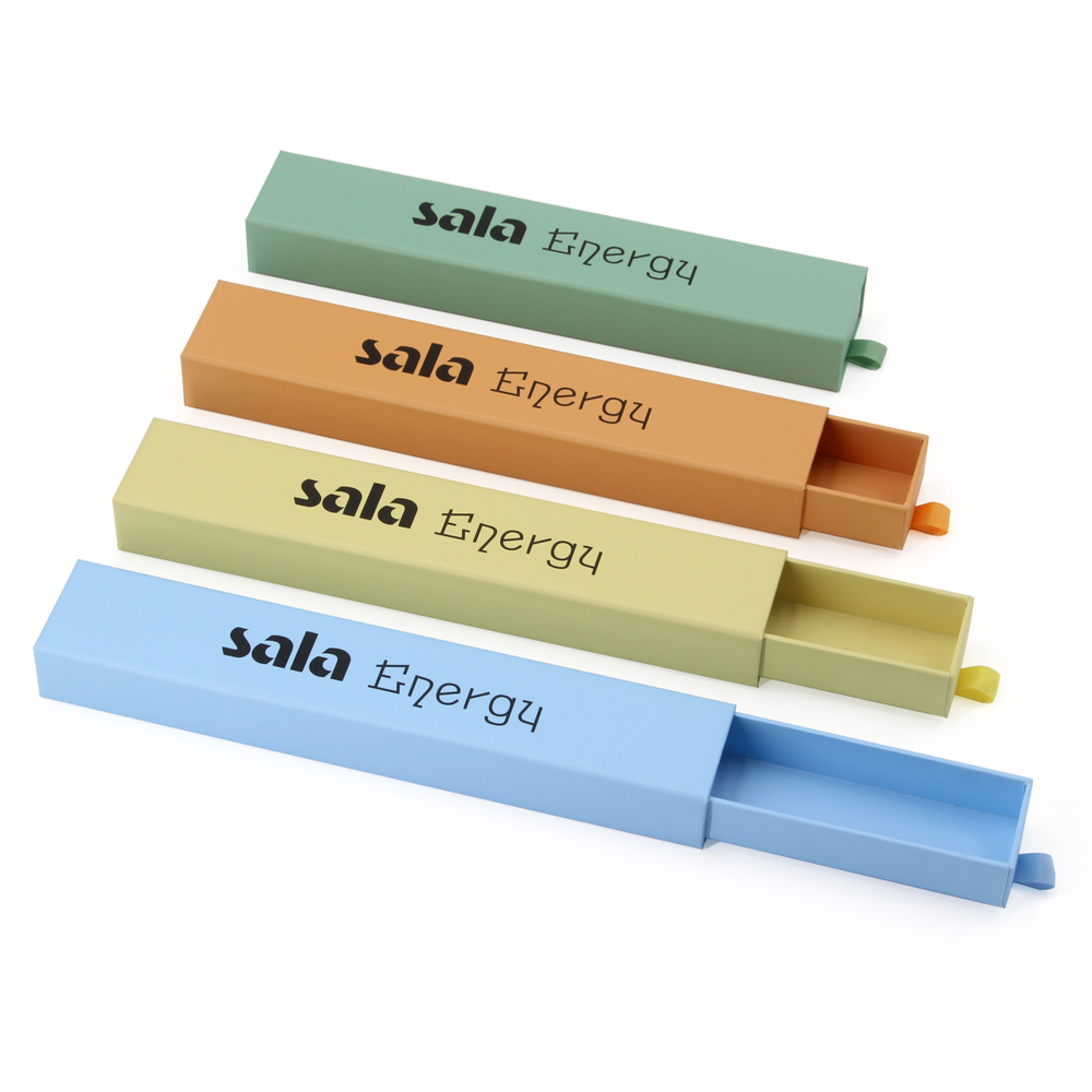 Custom Printed Premium Paper Rigid Pull Out Sleeve Drawer Packaging Box for Incense Stick