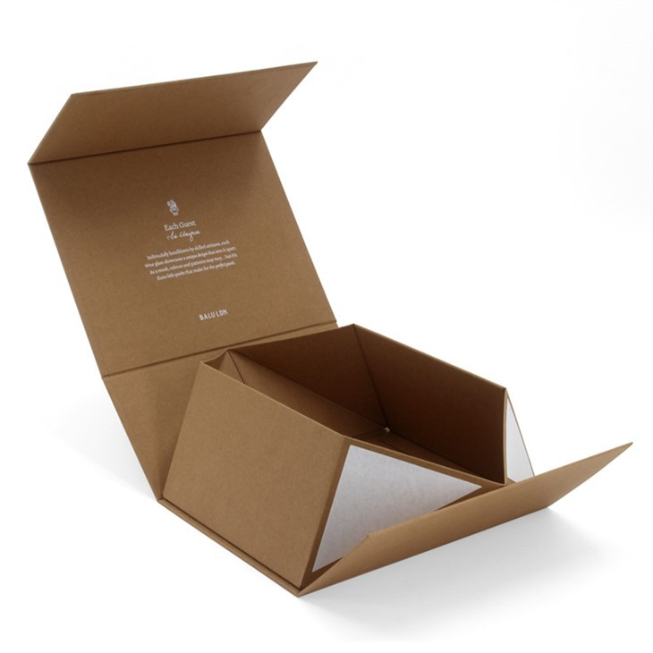 Luxury Cardboard Brown Gift Box Packaging