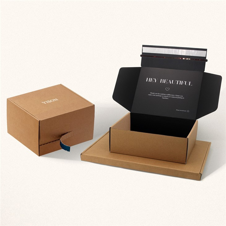 shipping box with self adhesive 1