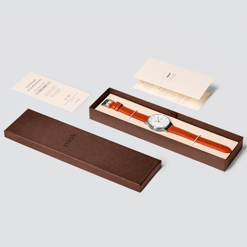 Custom Logo Premium Lid And Base Paper Watch Packaging Gift Box