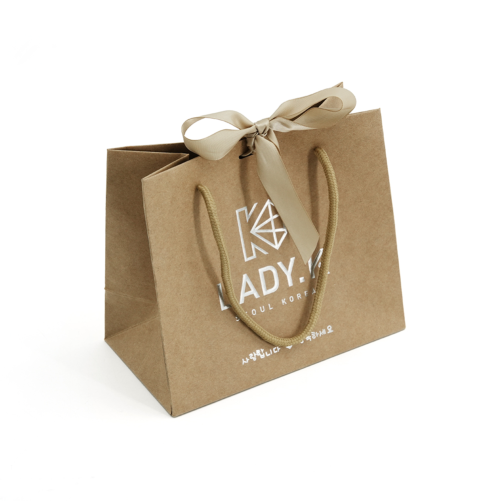 Wholesale Custom Printed Brand Logo Design Promotion Luxury Clothing Retail Gift Shopping Jewellery Paper Bag With Handle