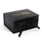 Black Packaging Box With Satin Inside