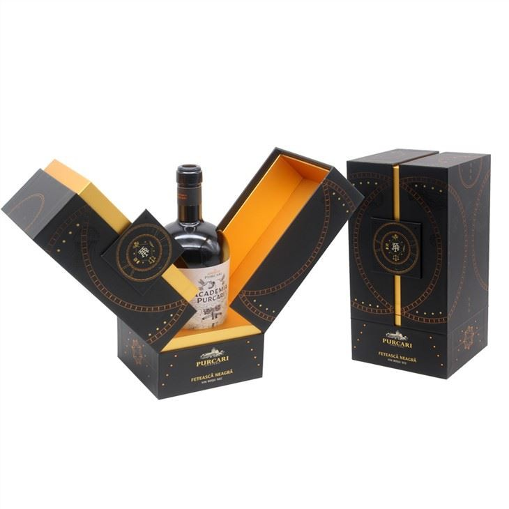 Cardboard Wine Bottle Gift Box