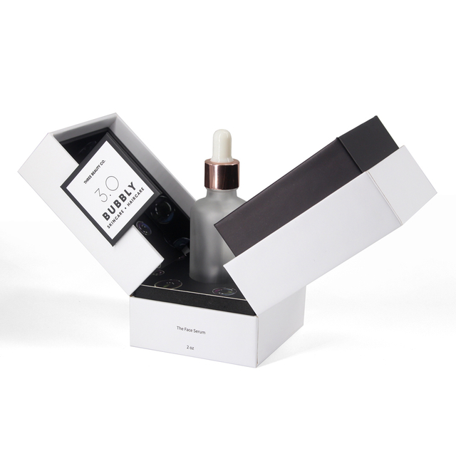 Double Door Rigid Package Box for Hair Oil
