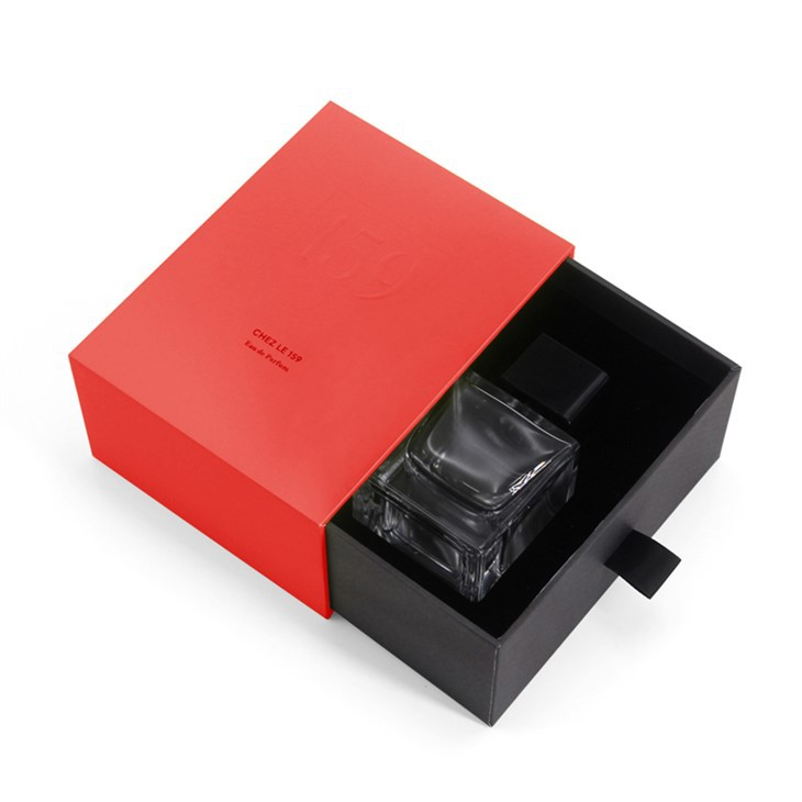 Red 50Ml Parfume Box Packaging