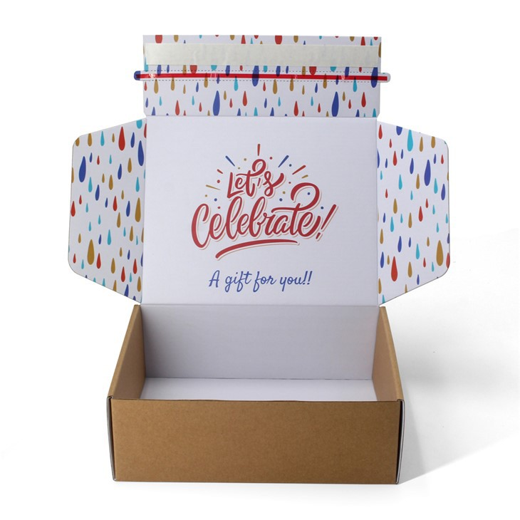 Adhesive Tear Strips Shipping Boxes