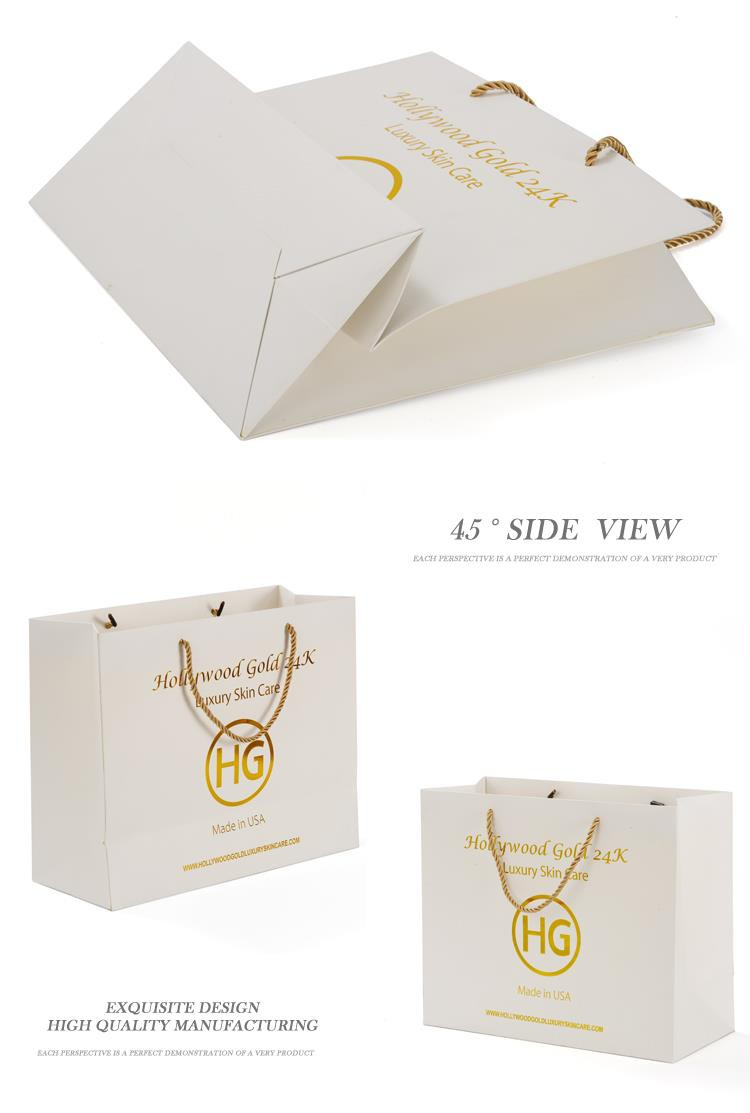 White Paper Gift Bags
