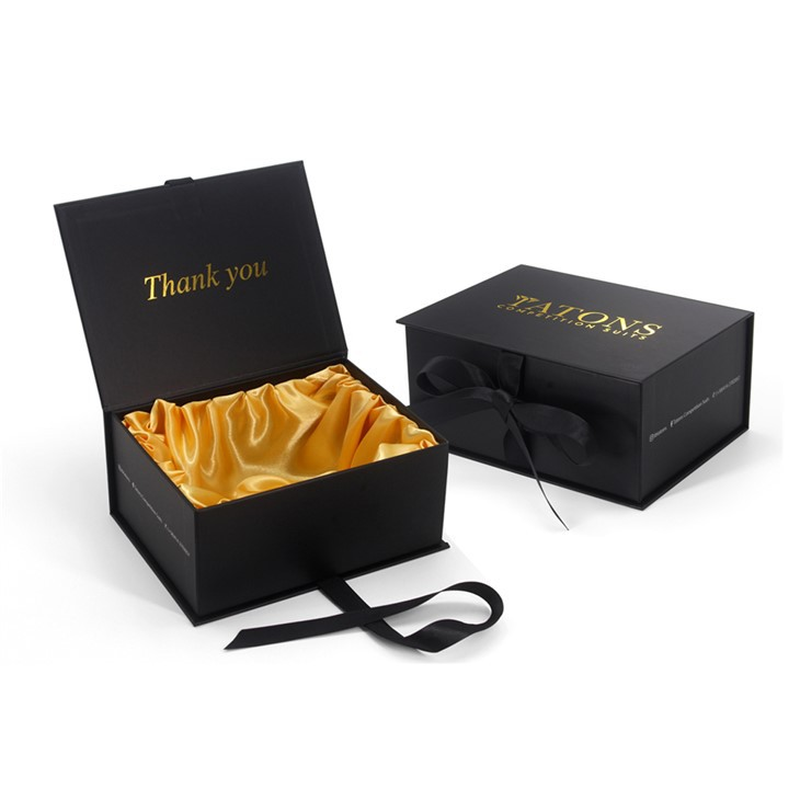 Gift Packaging Box With Silk Satin Lining Insert