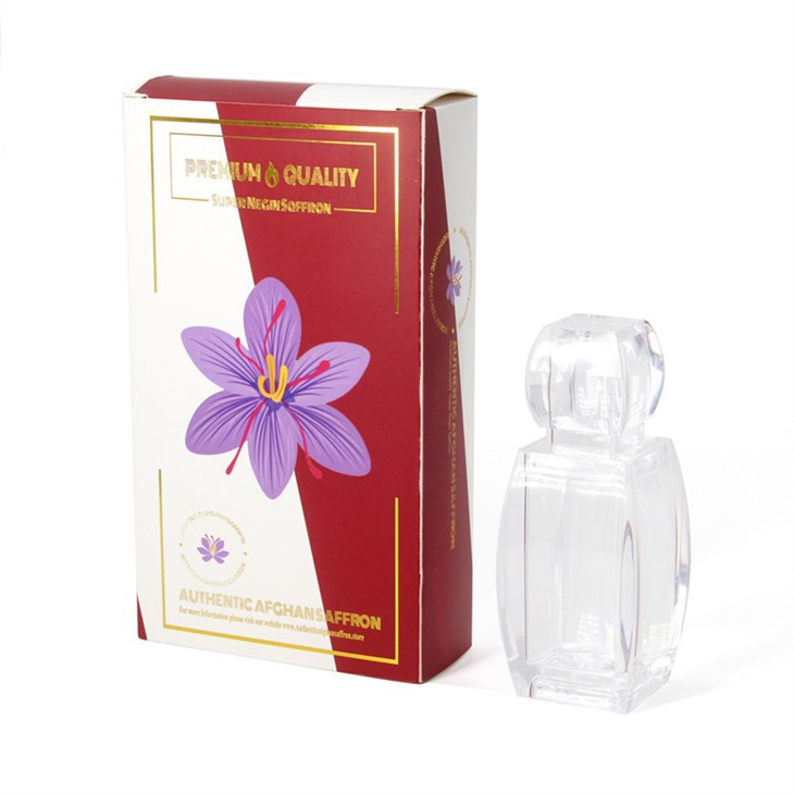 Saffron Bottle Packaging Box