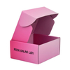 Custom Pink Corrugated Cardboard Box