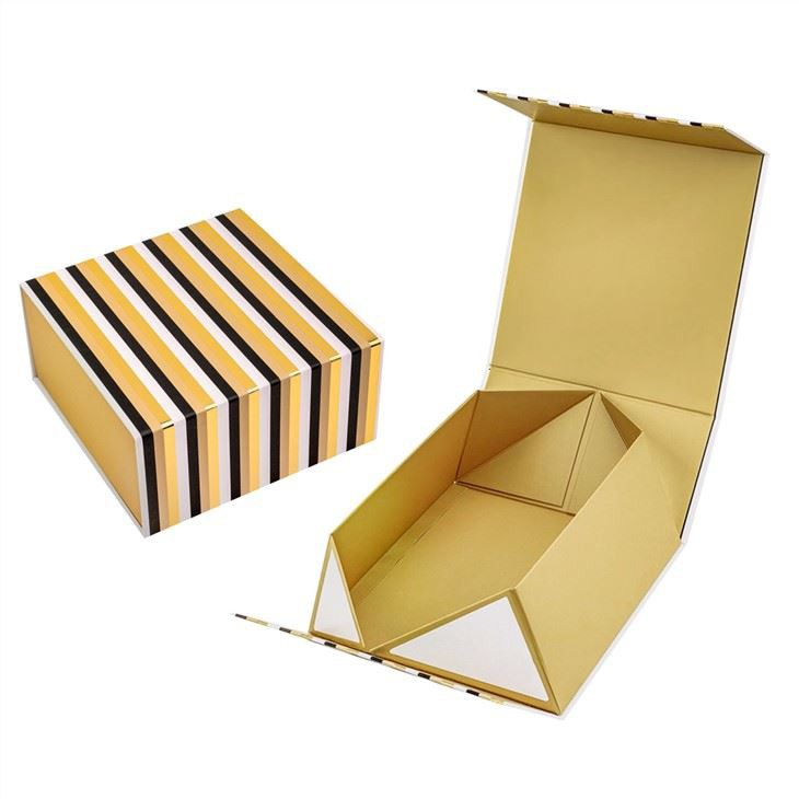 Gold Stripe Gift Boxes
