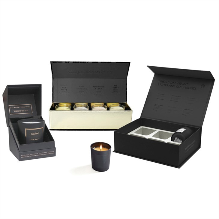 Luxury Rigid Candle Packaging Boxes