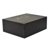 Customized Black Shipping Boxes with Zipper Strip