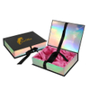 Custom Logo Luxury Hair Extension Packaging Gift Boxes with Satin Lining