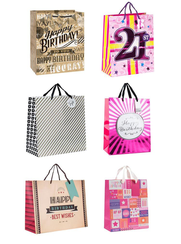 Printed Paper Gift Bags