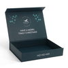 Custom Collapsible Rigid Christmas Magnetic Paper Gift Box Packaging