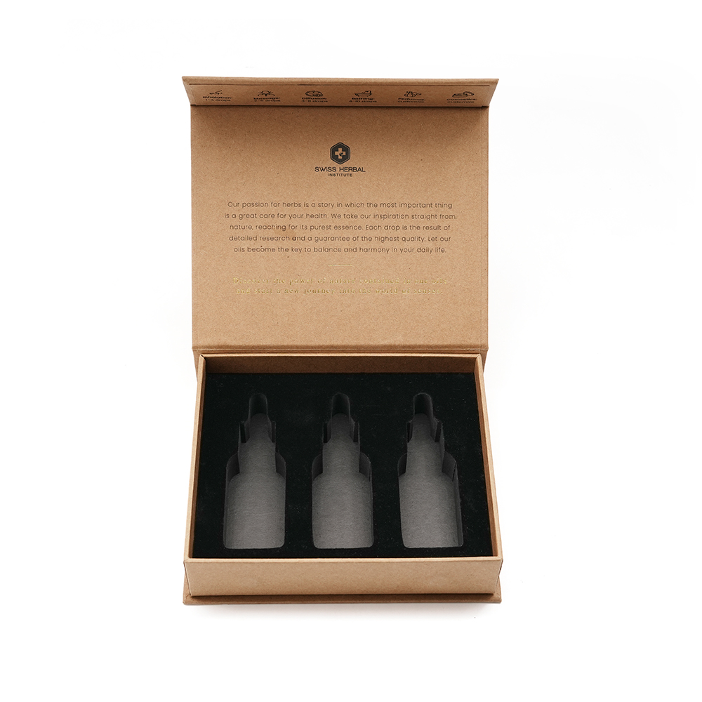 Custom Kraft Paper Magnetic Gift Box for Essential Oil