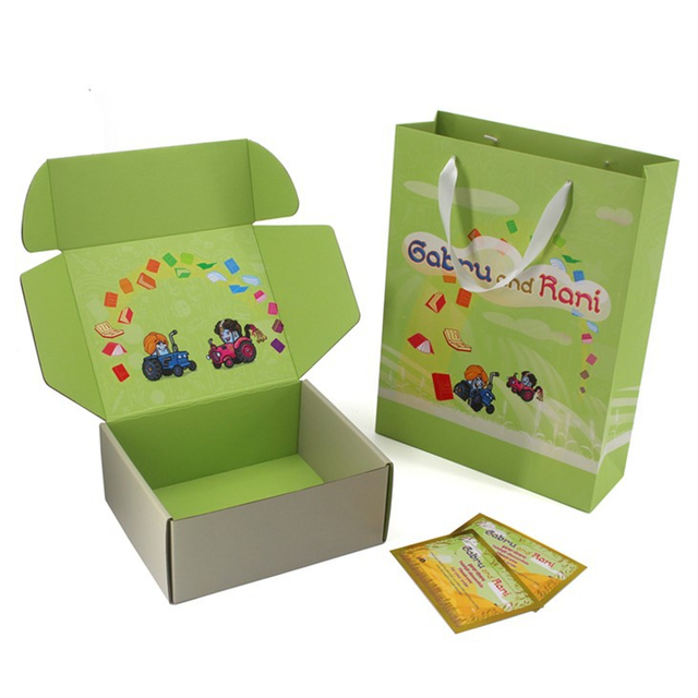 Package Boxes With Bag