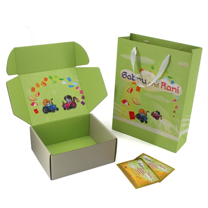 Package Boxes With Bag