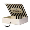 Black White Striped Box