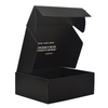 Customized Black Shipping Boxes with Zipper Strip