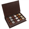 Custom Luxury Crocodile Pattern Faux Book Chocolate Gift Boxes
