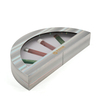 Custom Rigid Half Circle Perfume Sample Box with Window