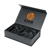 Custom Luxury Black Magnetic Gift Packaging Box with Insert