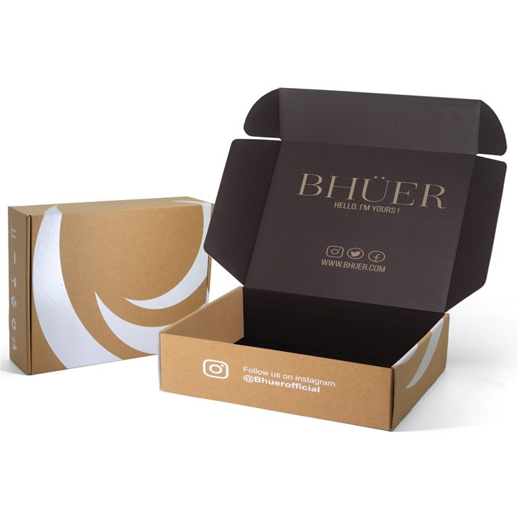 shipping box with self adhesive 2