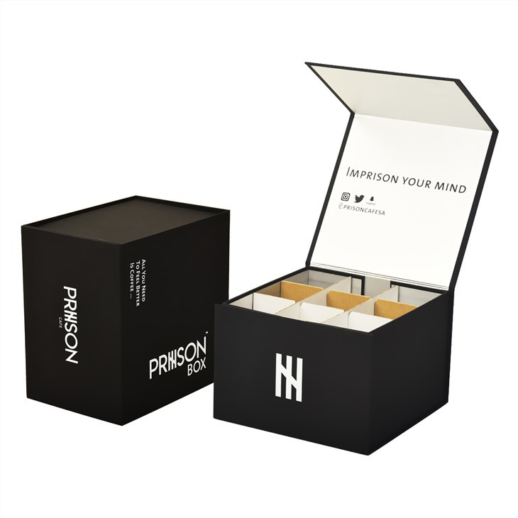 Black Silver Magnet Gift Box