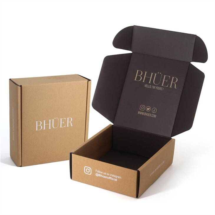 Customizable Corrugated Folding Mailer Box
