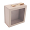 Rigid paper gift packaging box with clear window