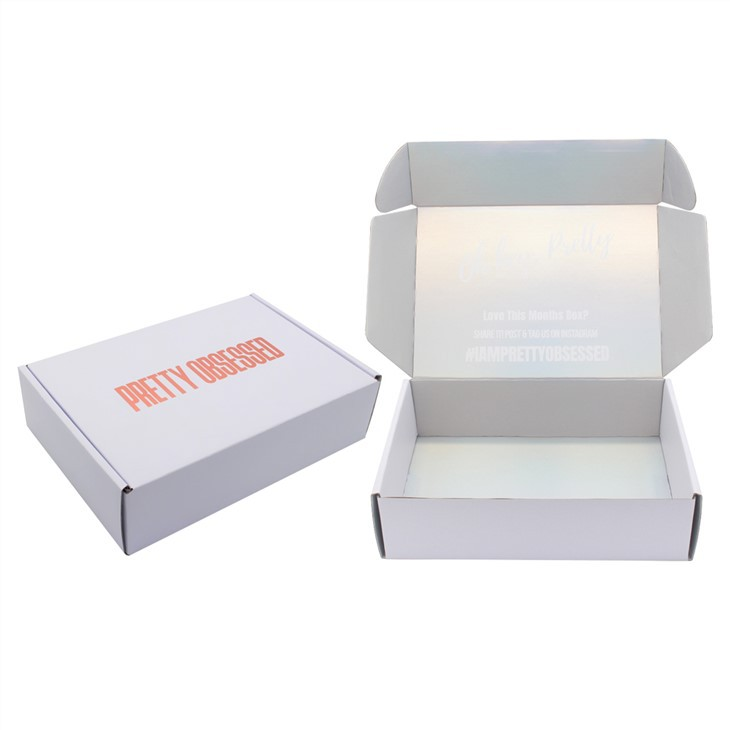 Personalised Mailer Shipping Boxes White